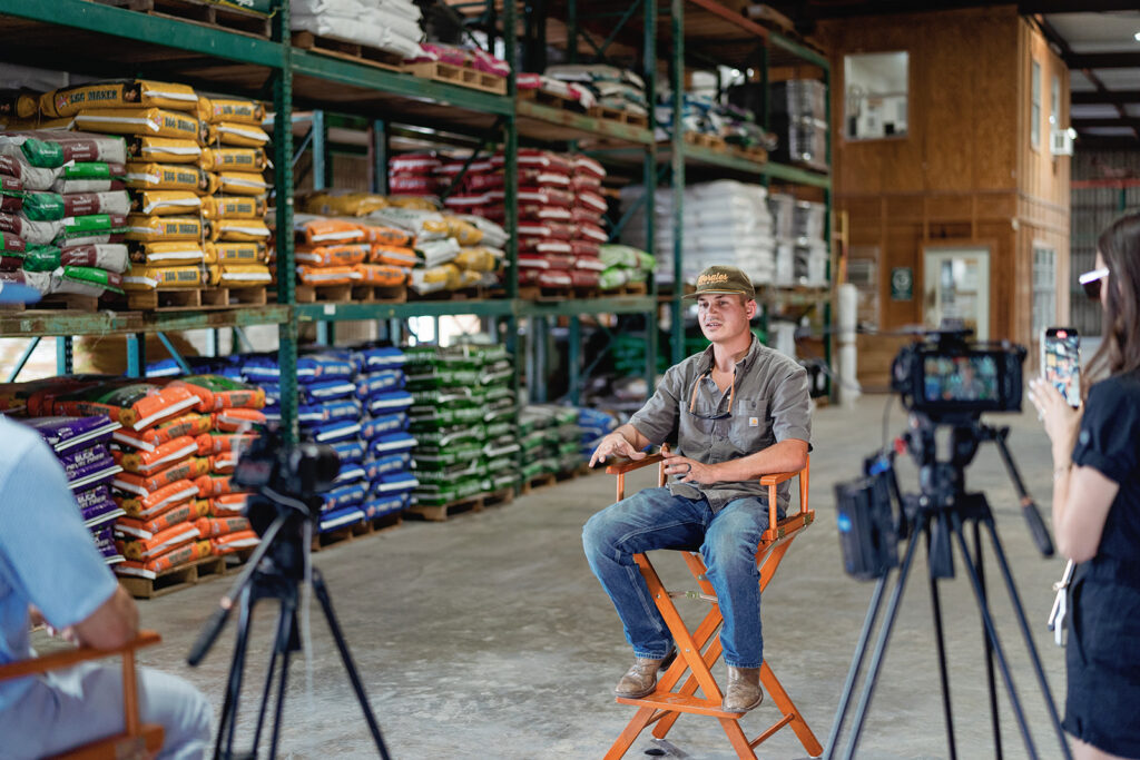 Feed and Supply Company video shoot